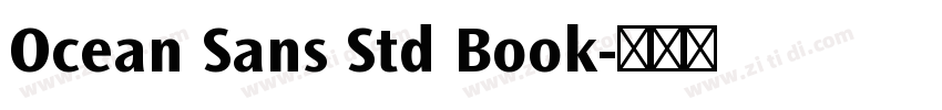 Ocean Sans Std Book字体转换